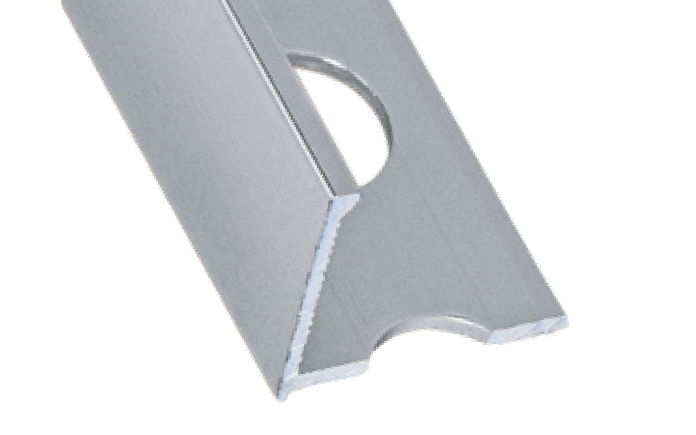 PERFIL ALUMINIO L PLATA BRILLO